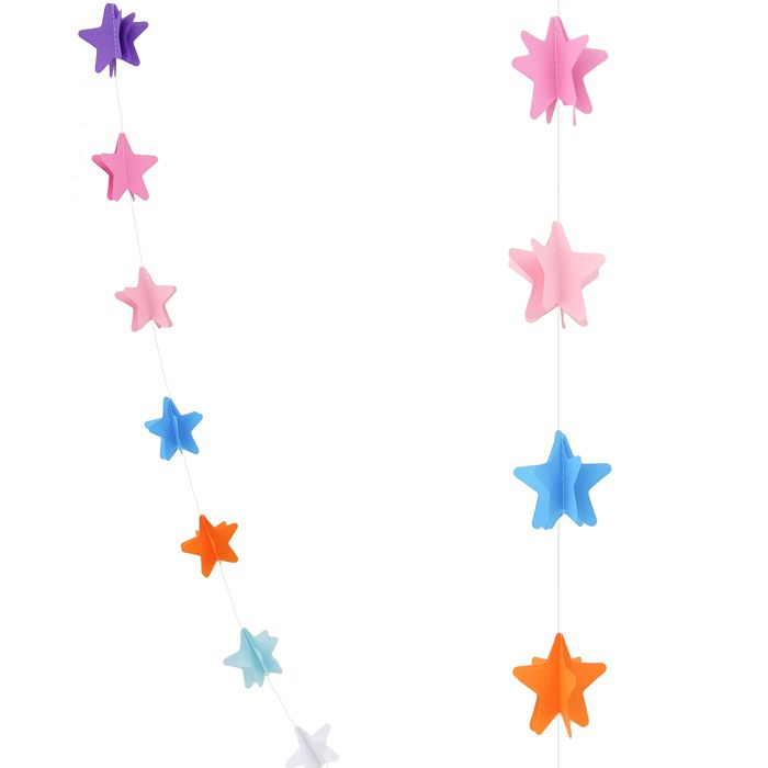 Гирлянда "Звезды Микс" Ассорти